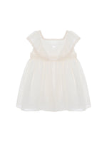 Emily Ivory Chiffon Dress