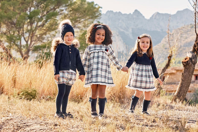 Lexy Knit Tartan Dress