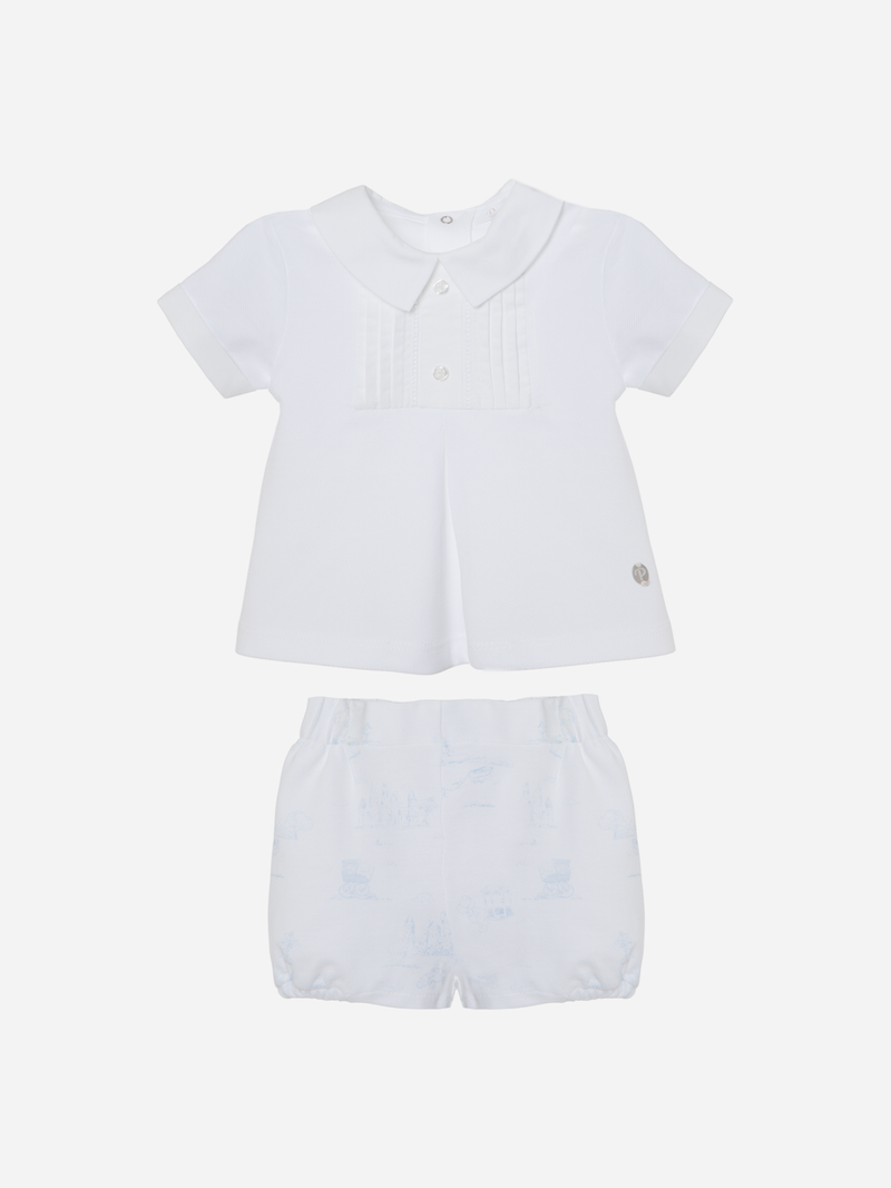 Franz Blue Toile Set