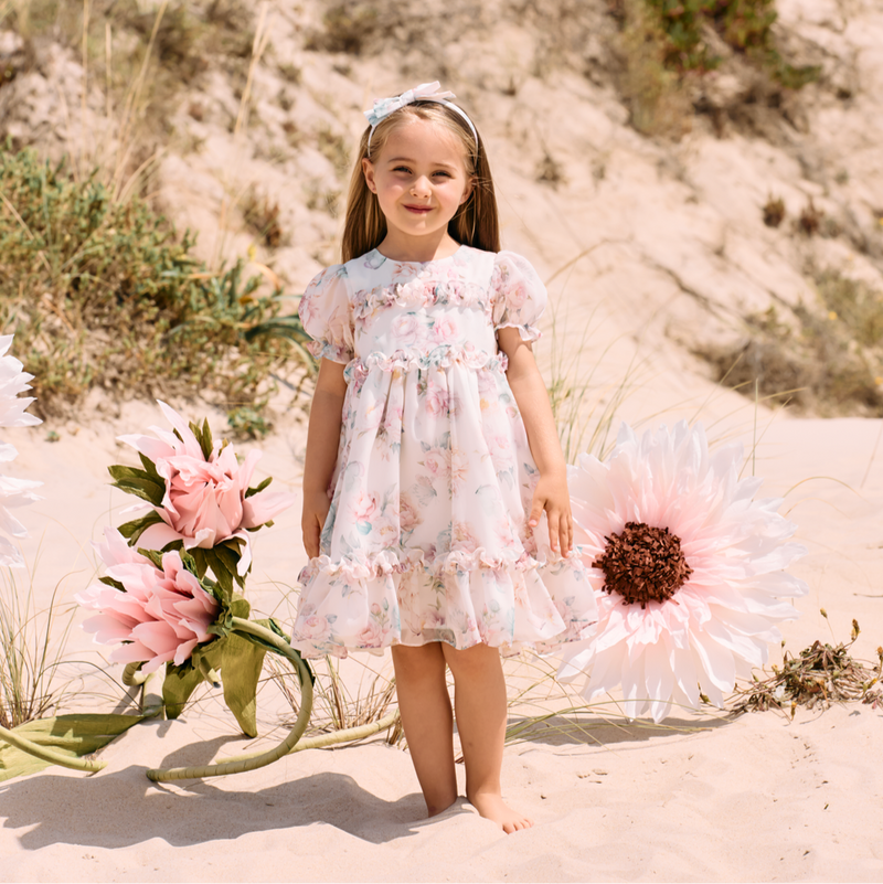 Mildred Floral Chiffon Dress