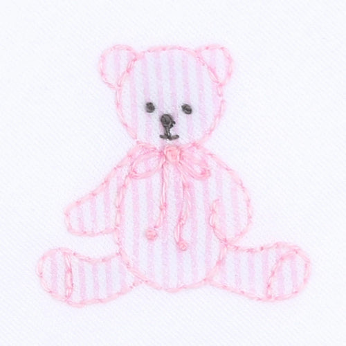 Pink Teddy Babygrow