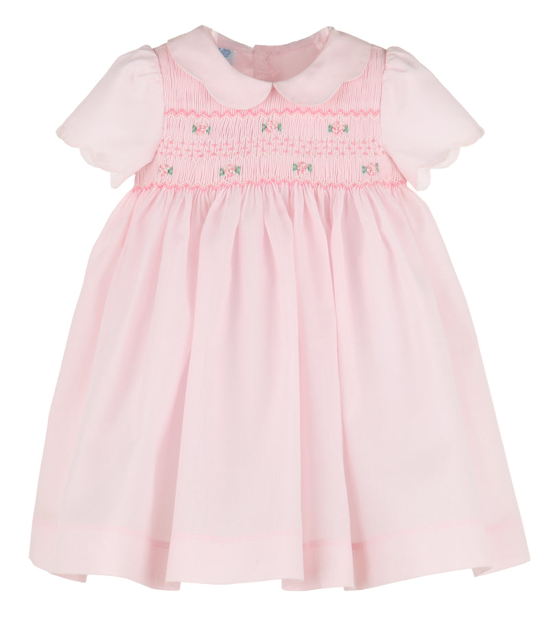 Emery Pink Smock Dress