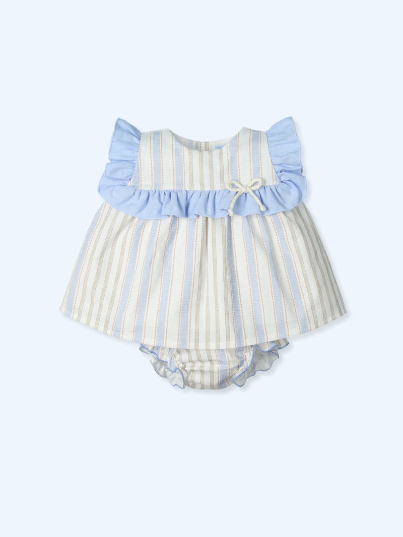 Alaia Stripes Dress Set