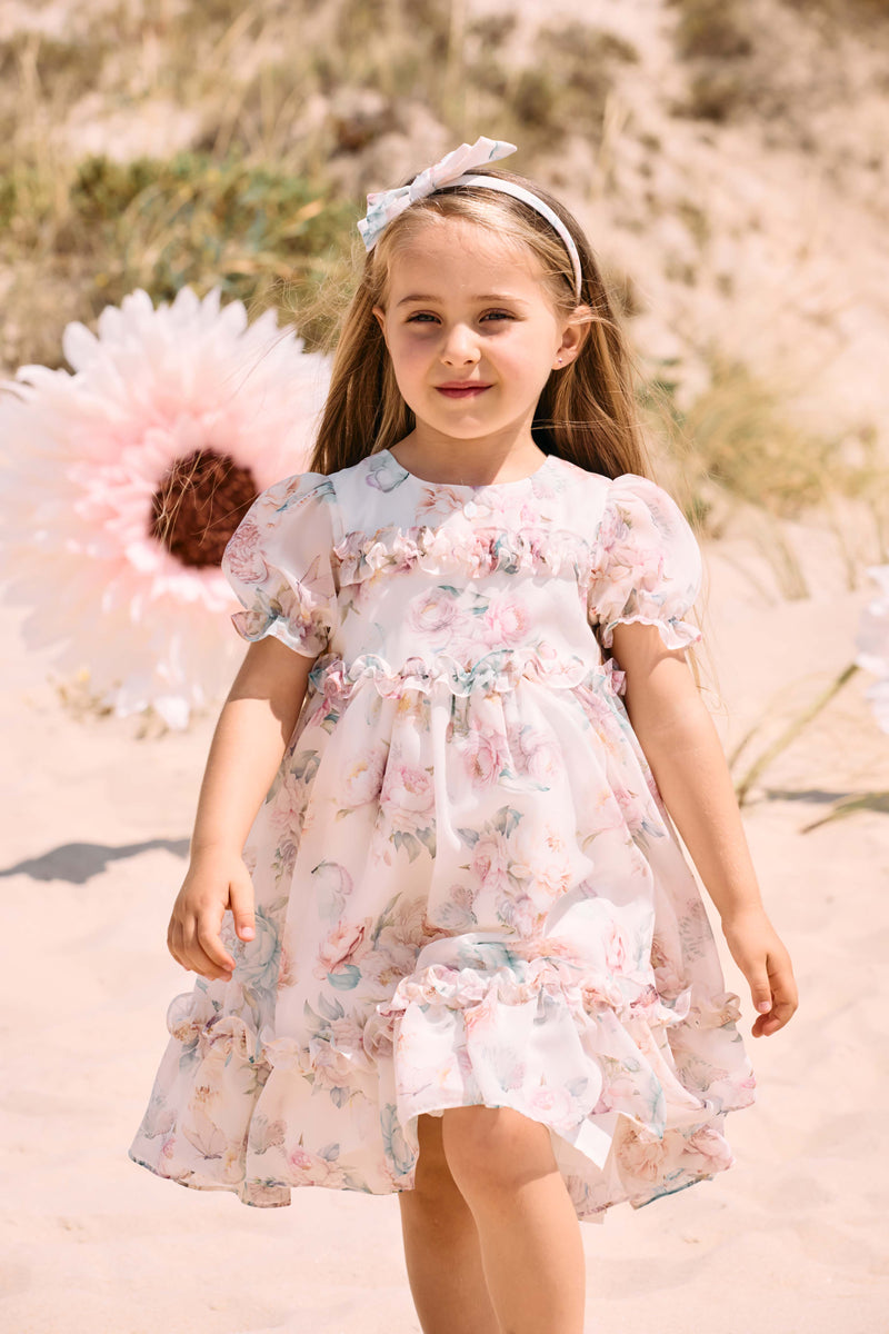 Mildred Floral Chiffon Dress