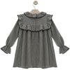 Blair Houndstooth Ruffle Dress