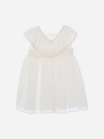 Emily Ivory Chiffon Dress