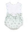 Amelie Blue Floral Romper