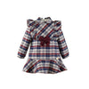 Bella Gray Tartan Dress