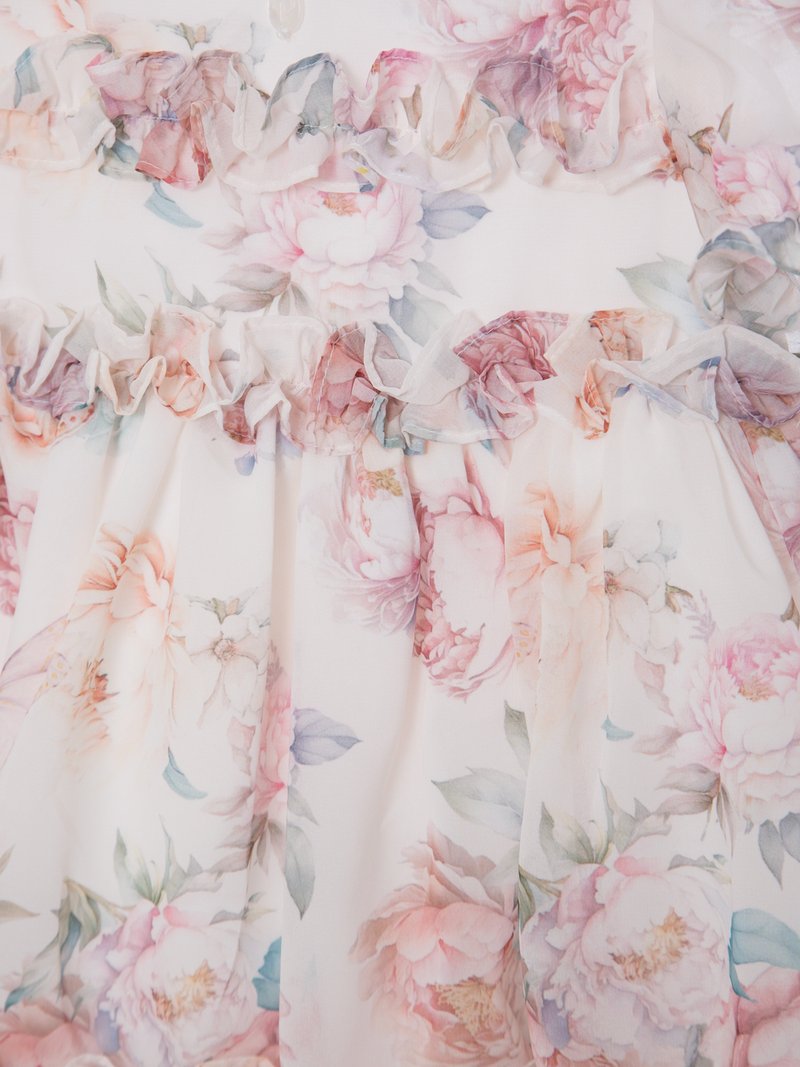 Mildred Floral Chiffon Dress