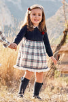 Lexy Knit Tartan Dress