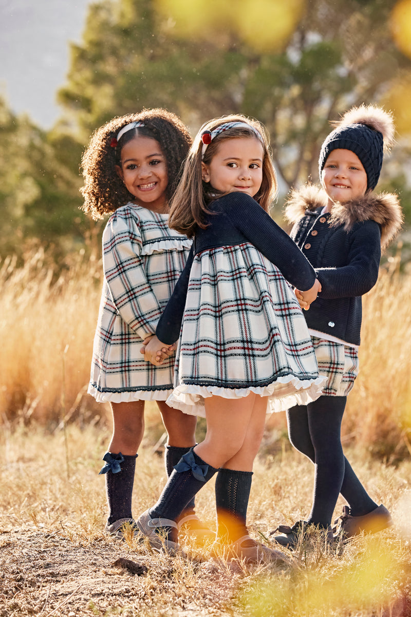 Lexy Knit Tartan Dress