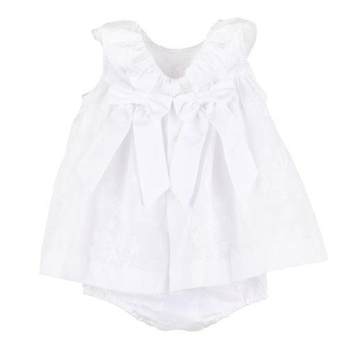 Bree Eyelet Ruffle Dress Set