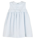 Susan Light Blue Smocked Dress