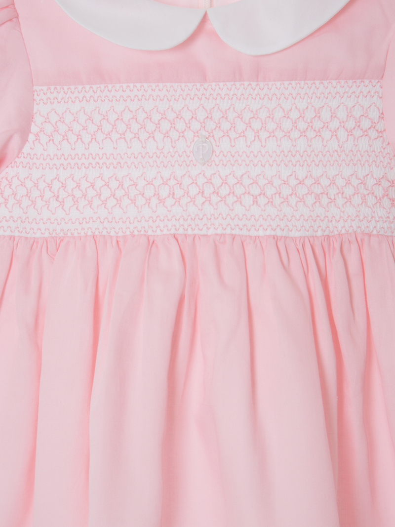 Eloisa Pink Satin Dress