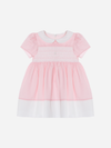 Eloisa Pink Satin Dress