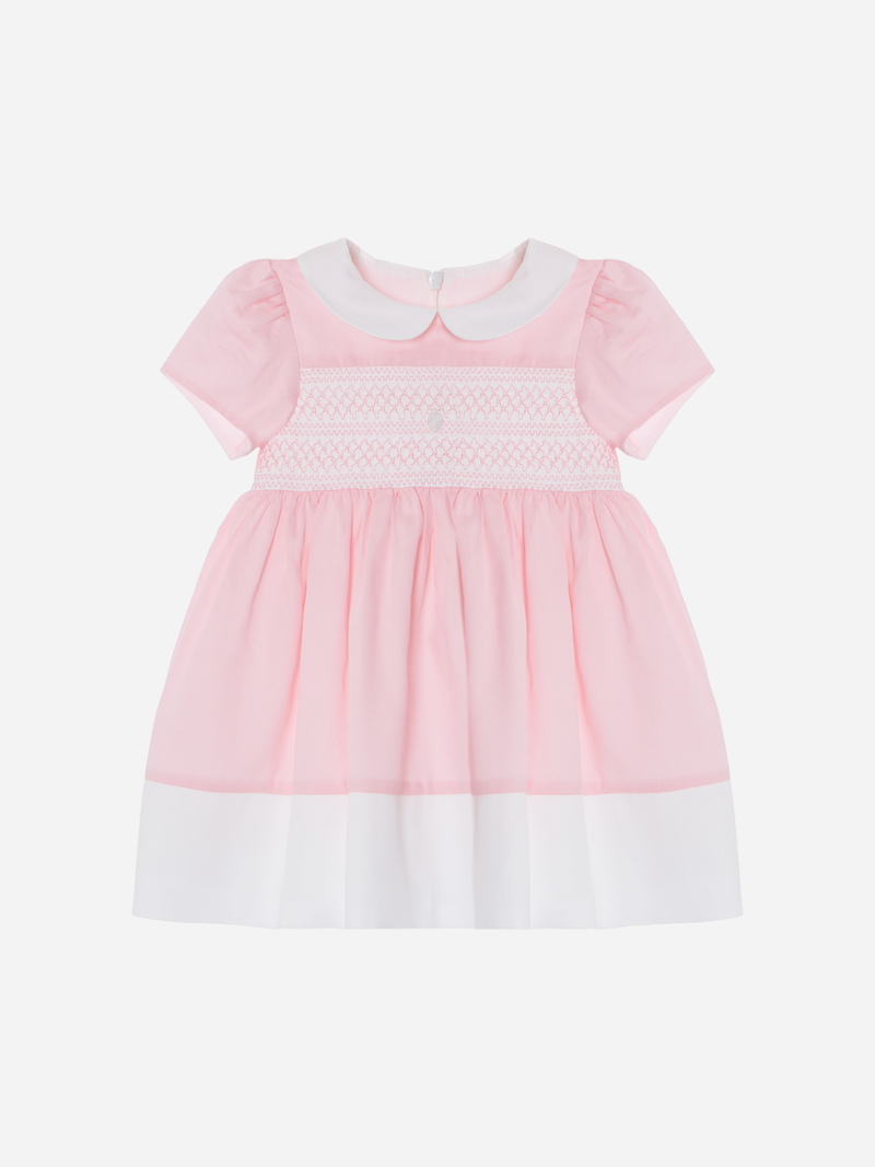Eloisa Pink Satin Dress