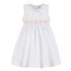 Eleonor White Smock Dress
