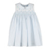 Susan Light Blue Smocked Dress