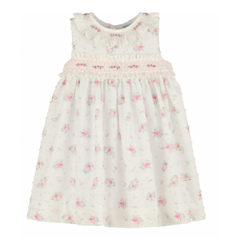 Noa Swiss Floral Smock Dress